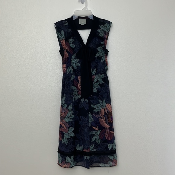 Anthropologie Maeve Dress X-Small Floral Breton midi - Picture 3 of 17